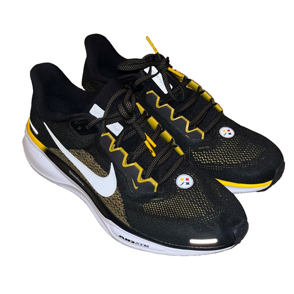 Pittsburgh Steelers Team Issued Nike Air Pegasus 41 Run in Style Sz 9.5 - Picture 4 of 16